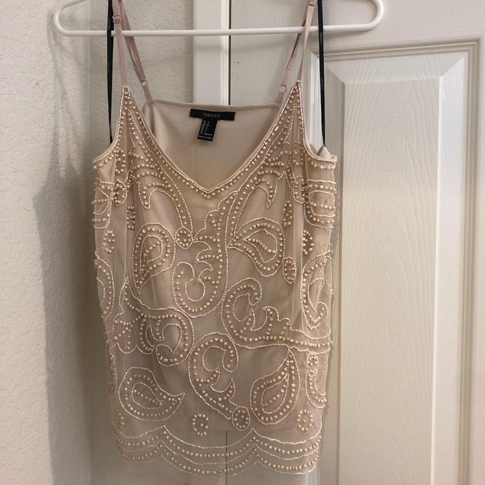 Forever 21 beaded tank
